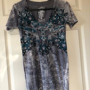 Rebel Saints Distressed Tshirt